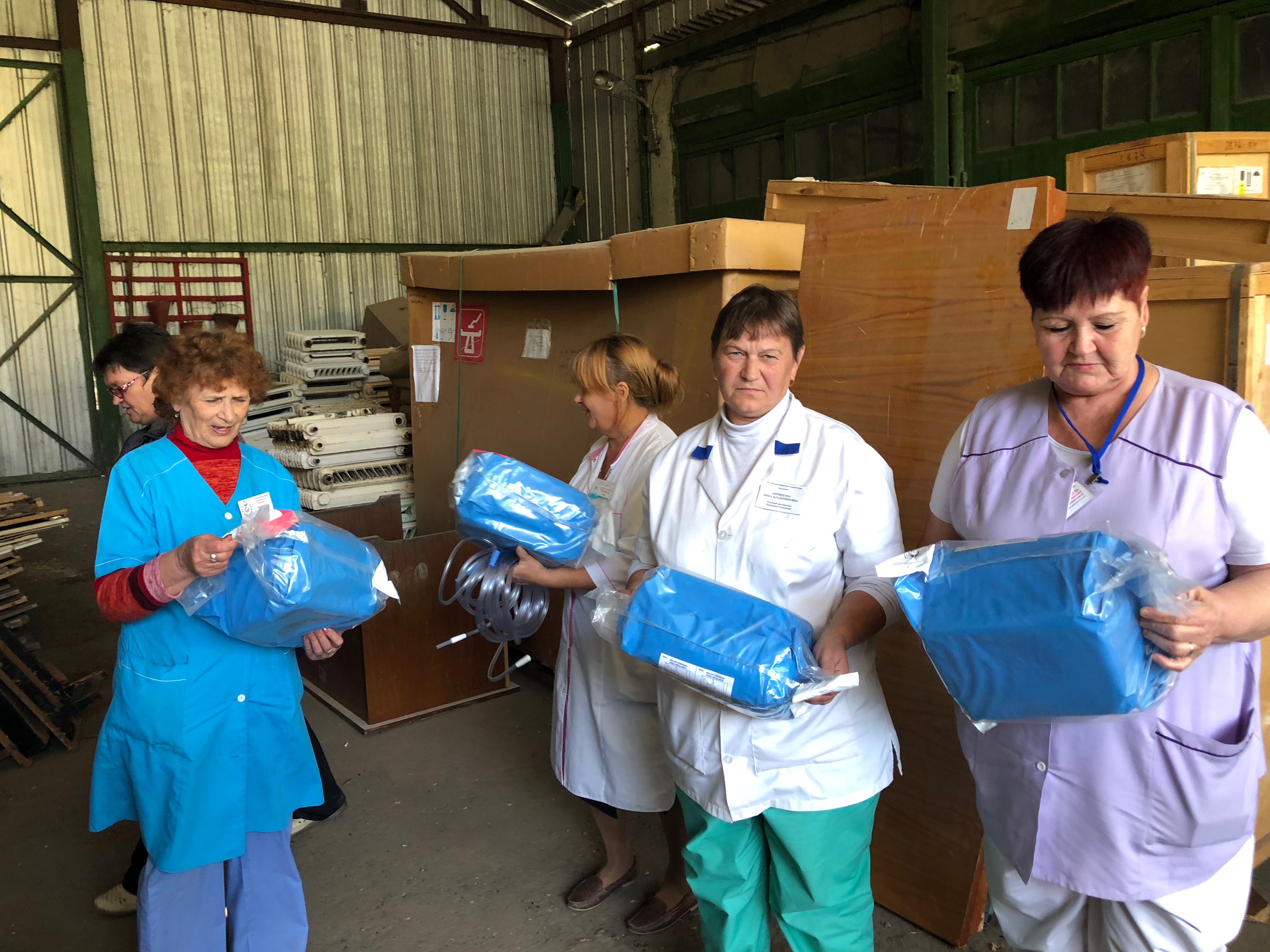 Supplies arrive in Moldova