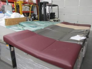 Exam tables for Terry Reilly Clinic