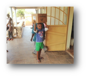 Little boy in Sierra Leone